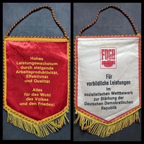 Orig ddr wimpel fdgb - orig.,