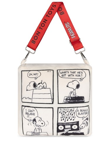 Tragbares snoopy comic kissen - tragbares,