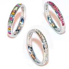 Magnetix Style TCM 1A Magnetschmuck Ring mit vielen Original Swarovski Crystals