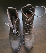 Levi’s Herren Boots Stiefel Echtleder Dunkelbraun size 42