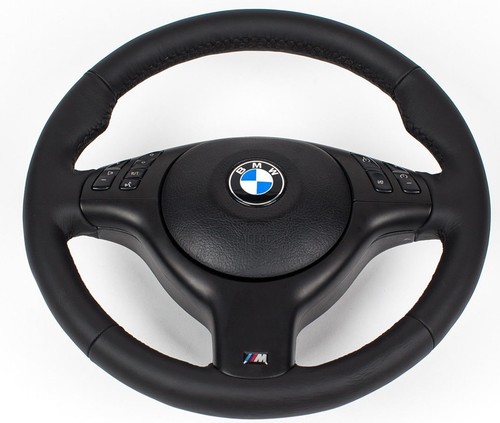 Leder glates lenkrad für - für, bmw