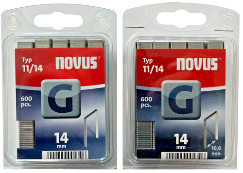 600 tackerklammern novus - 2x,