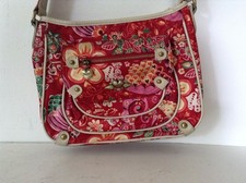Oilily Handtasche Schultertasche Umhängetasche Bunt Rottöne