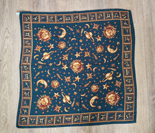 Gianni Versace Seidentuch 100% Seide Tuch Sternenhimmel 90cm Vintage Seidenschal