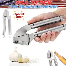 Garlic Press Crusher Squeezer