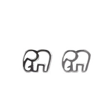 Silber 925 ohrstecker elefant - 925,