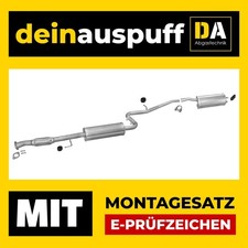 Auspuffanlage für Fiat Doblo 1.6 16V Auspuff B136