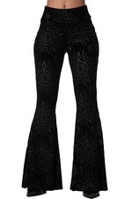 KILLSTAR Samt Schlaghose -