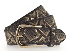 b.belt Sabia Gold Ledergürtel