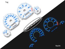 Selbstleuchtende Tachoscheiben Plasma Tacho VW Golf 3 Vento 20-240 km/h