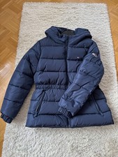 Tommy Jeans Damen Steppjacke mit Kapuze Gr. M in Blau