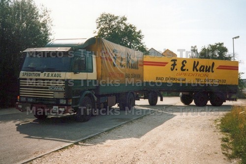 Lkw foto scania 112 - scania, deichsel