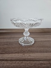 Bleikristall  Schale mit Fuß