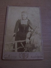 Antike Schrankkarte Mädchen 17 Jahre Otto Monnig Bloemfontein Afrika Philosoph