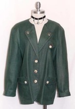 ADMONT GREEN LINEN JACKET HAND