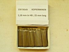 SEHR SELTENE  KOPIER - MINEN 1,18 mm; 150 STÜCK für MONTBLANC,PELIKAN,BLEISTIFTE