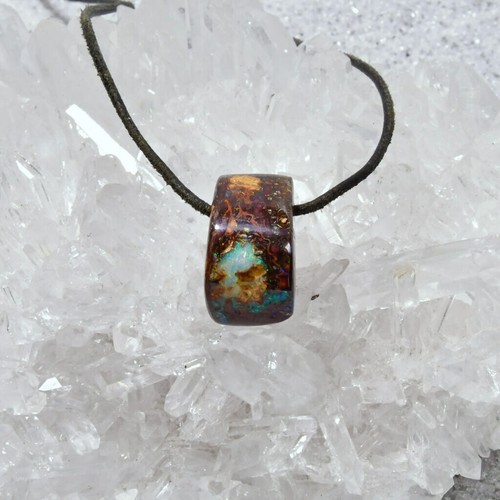 Boulder opal anhänger - boulder,
