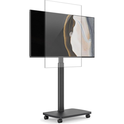 Ständer rollbar holzregal - tv,