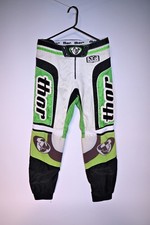 THOR Core 1999 Vintage Retro MX Pants, Green, Y2K Motocross MotoX VMX Hose