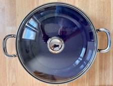 WMF Bräter mit Glasdeckel – 28 cm breit, 6 cm hoch – Emailliert & Vielseitig