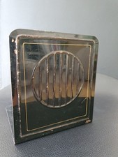 Buchstütze ähnlich dem Bauhaus Entwurf von Marianne Brandt schwarz Metall Kreis