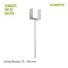 Alberts pfostenträger - alberts, u-pfostenträger