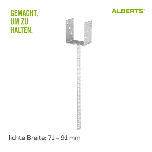 Alberts pfostenträger - alberts, u-pfostenträger