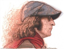 Aufkleber John Lennon by