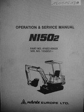 #223 Hanix N150-2 Bedienungsanleitung service manual Betriebsanleitung