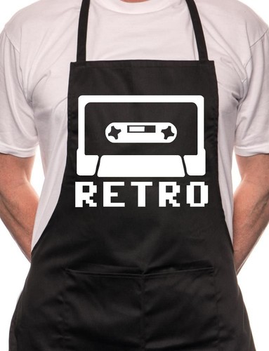 Retro musik bbq kochen lustige - retro,