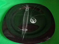 Künstlerteller 30 cm Suomi Jubiläumsedition 2001 Glasflimmern von Rosenthal