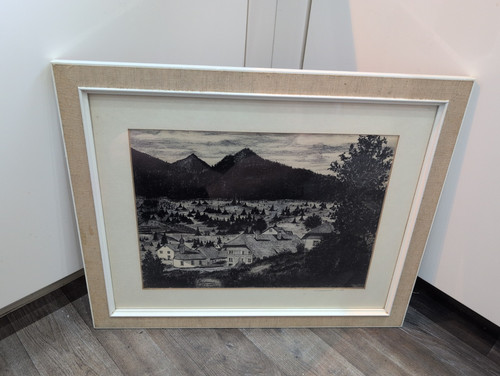 Original holzschnitt karl mahr - karl,