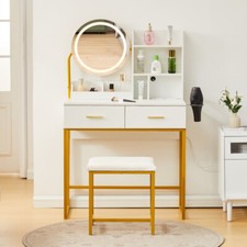 Schminktisch Runder Spiegel