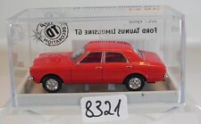 Brekina 1/87 Nr. 19107 Ford Taunus GT Limousine rot OVP #8321