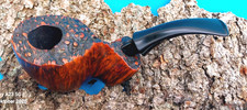 Freehandpfeife Bruyere , Bari, 9 mm Filter, Unikat