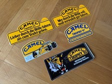 Camel Trophy 81 84 87 - Aufkleber Sammlung / Sticker Konvolut | Reklame Werbung