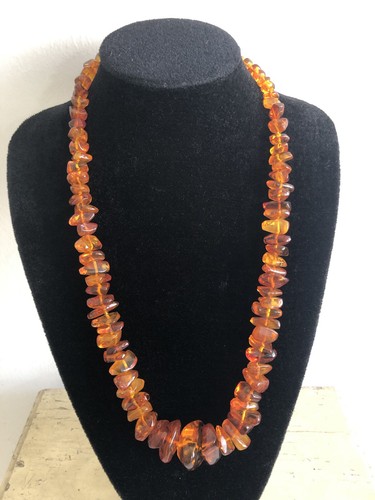 Kette bernstein amber vintage - amber,