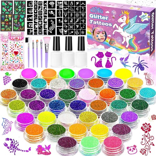 Glitzer tattoo set - tattoo,