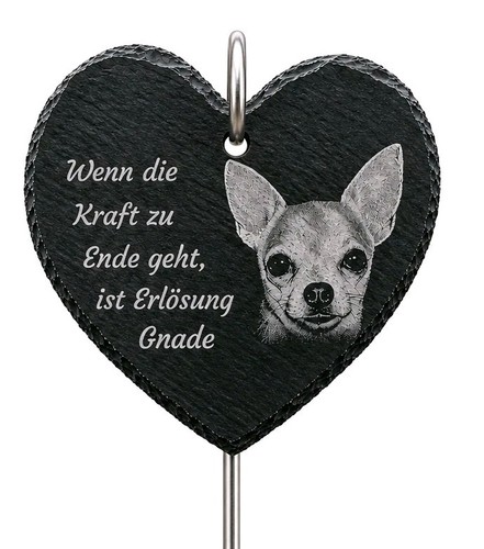 Personalisiertes schieferherz - personalisiertes,