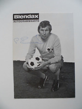 Lothar Emmerich Blendax Werbekarte DFB Borussia Dortmund Deutschland  A4