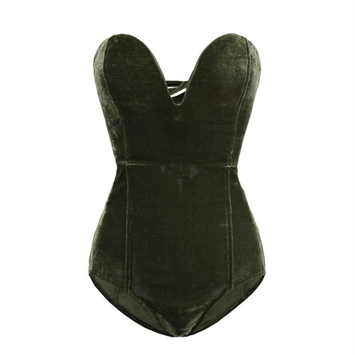 Damen trägerlos samt body - damen,