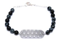 Edelstein Armband - Blume des