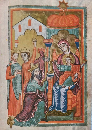 Epiphanie anbetung der - ak,