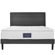 Polsterbett 160x200cm Weiß