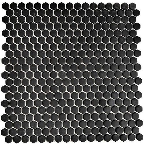 Hexagonales knopfmosaik - hexagonales,