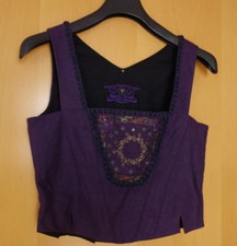 Trachten Corsage lila edle