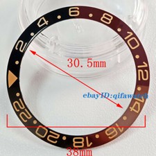 38 mm schwarz & braun Keramik