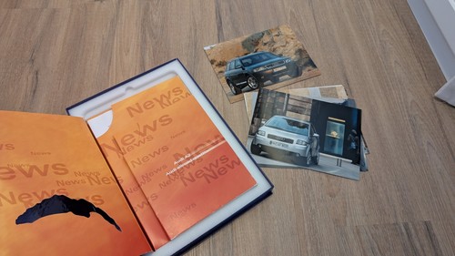 Audi pressemappe genf 2000 - audi,