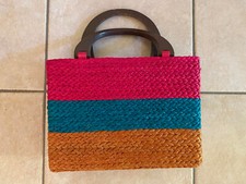 Damen-Tasche, rot-blau-gelb