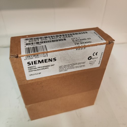 Siemens simatic cpu 315 - cpu, dp